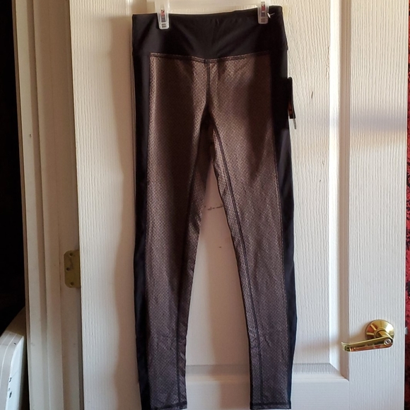 RBX Black & Brown work out, yoga active pants - Picture 1 of 5